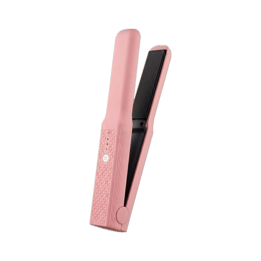 Plancha de Estilizado Compacto — OVALUR, rosa, vista 2