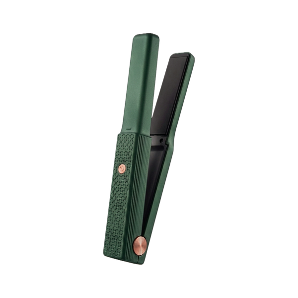 Plancha de Estilizado Compacto — OVALUR, verde, vista 2